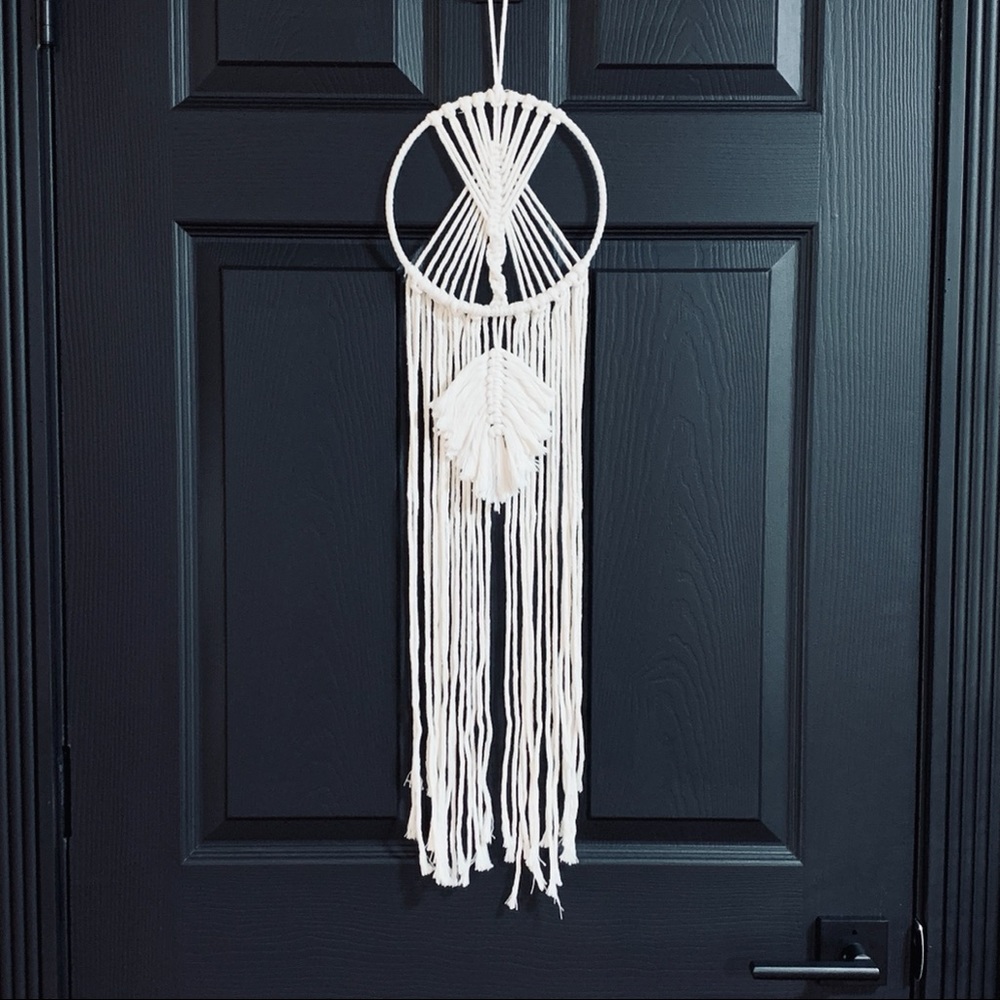 Macrame Dream catcher wall art.